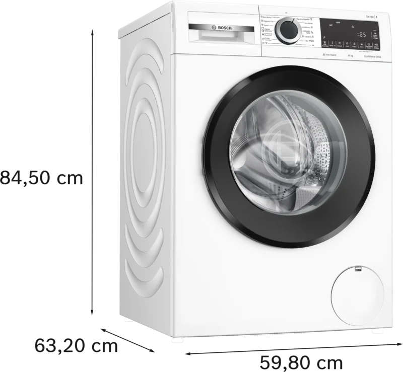 Lavadora de carga frontal 10 kg 1400 r.p.m. BOSCH - Imagen 5